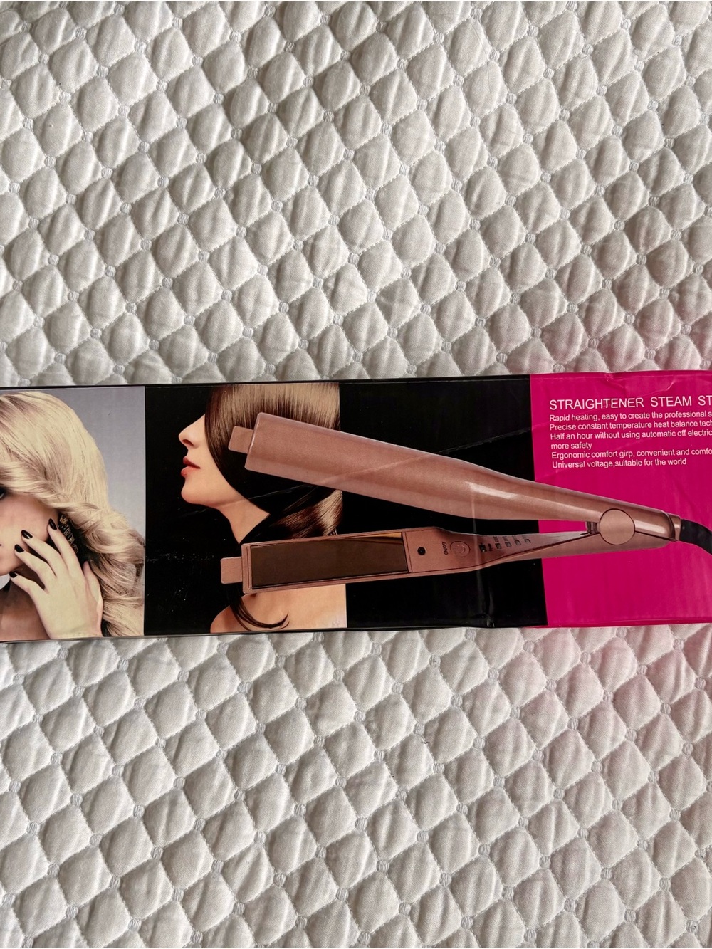 Hair Straightener Flat Iron in Rose Gold - Women Hair
